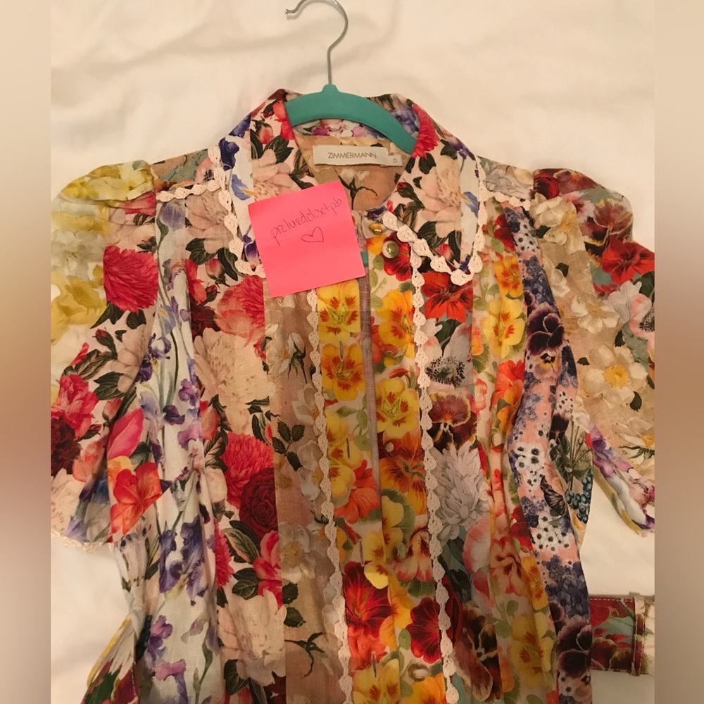 Zimmermann Wonderland Dress Size XS (AU size 0, US size 2) - Picture 6 of 11